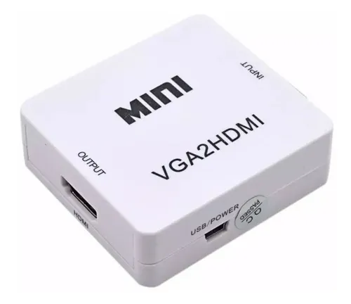 Convertidor Vga A Hdmi Video Audio Video Fullhd